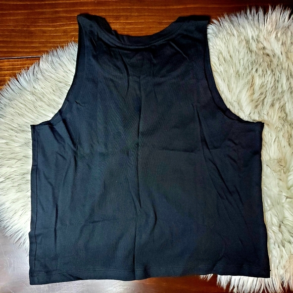 VS PINK Sexy Webbed Mesh Deep V Tank Top Muscle Tee Shirt - Picture 2 of 6